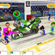 Image for article titled Pit Crew Panic – Girls in Miniskirts Fixing Giant Toilets